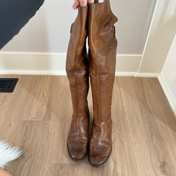 Frye Shirley Leather Over the Knee Boots - Picture 5 of 5